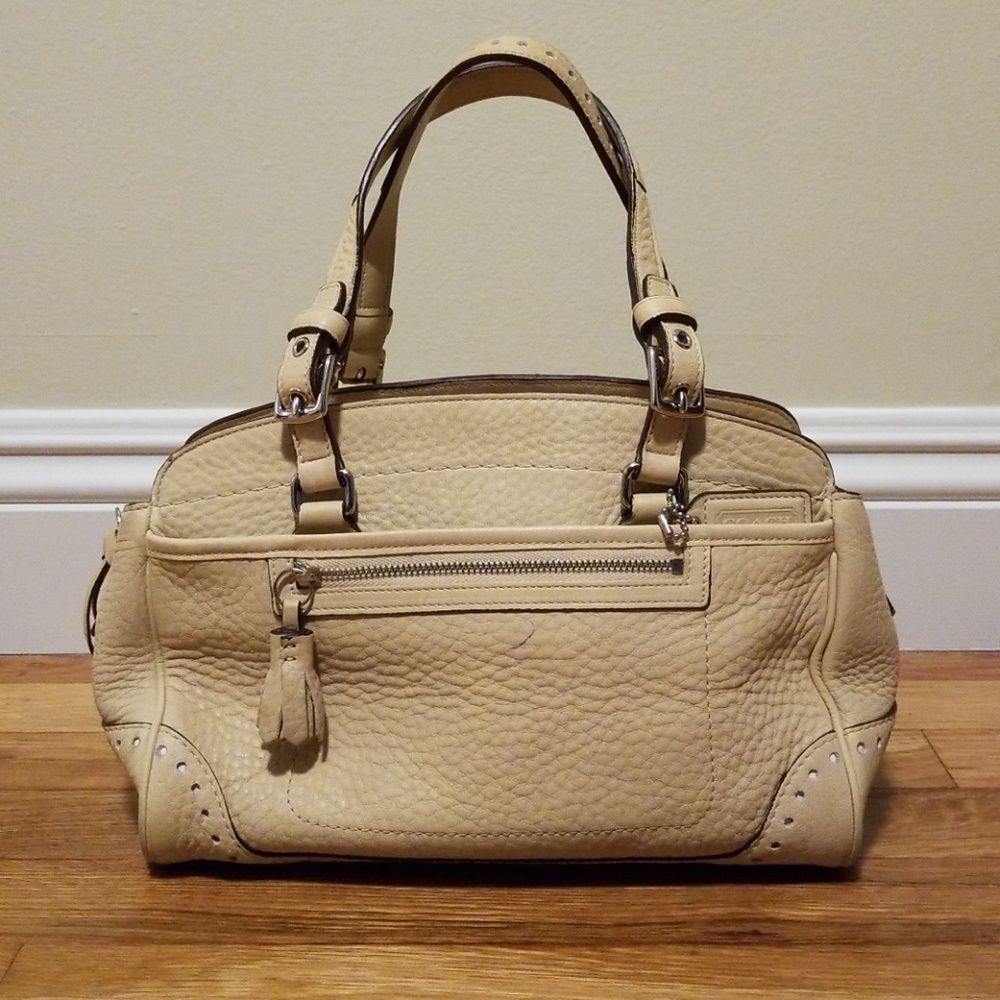 Coach tan leather handbag L04S-5031